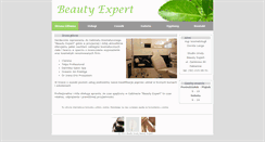 Desktop Screenshot of beautyexpert.biz